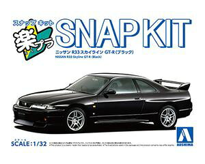 1/32 NISSAN R33�X�J�C���C��GT-R(�u���b�N�j �g�ݗ��Ď��v�����f��