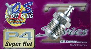 O.S.GLOW PLUGS P4�iT�V���[�Y�v���O�j71641400 RC�p�[�c
