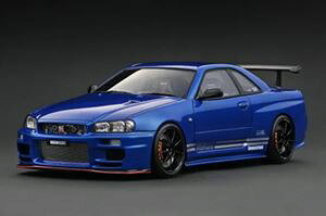 1/18 TOP SECRET 34GT-R (BNR34) Blue Metallic IG3641 i~jJ[