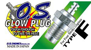 O.S.GLOW PLUGS TYPE F (4�X�g���[�N��p�v���O) 71615009 RC�p�[�c