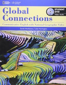 ■外国語教材 Global Connections Communicative English with National Student Video Geographic 超激得SALE DVD Book お求めやすく価格改定
