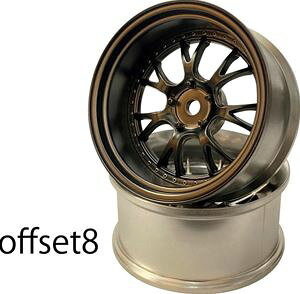 SSR Professor MS3 WHEEL �I�t�Z�b�g8�i���[�����j�}�b�g�K�����^(2pcs) WW-0808MG RC�p�[�c