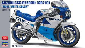 1/12 SUZUKI GSX-R750�iH�j�iGR71G�j�u���[/�z���C�g�J���[ 21746 �g�ݗ��Ď��v�����f��