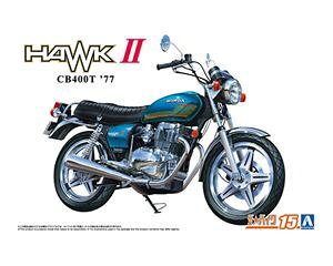 1/12 Honda CB400T HAWK-II �f77 �g�ݗ��Ď��v�����f��