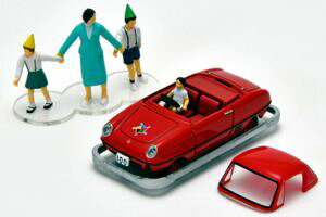 トミカリミテッドヴィンテージ こどもの国×TLV ダットサン ベビイ レストア車(赤) フィギュア付 完成品ミニカー【予約】