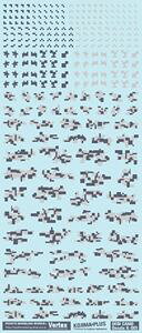 CKD-01G Vertex デジカモデカールK-001 グレー 45163 デカール