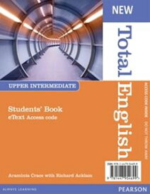New Total English Upper-Intermediate eText Students’ Book Access Card