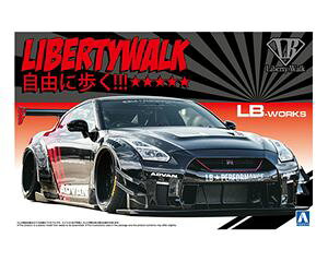 1/24 LB�����[�N�X R35 GT-R type2 Ver.2 �g�ݗ��Ď��v�����f��