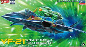 1/72 YF-21 w/�t�@�X�g�p�b�N&�t�H�[���h�u�[�X�^�[ [�}�N���X�v���X] 65887 �g�ݗ��Ď��v�����f��