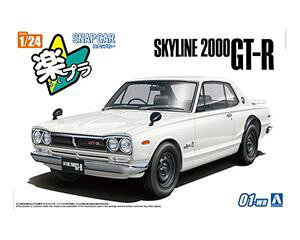 1/24 NISSAN KPGC10 �X�J�C���C��HT 2000GT-R 1971 �z���C�g �g�ݗ��Ď��v�����f��
