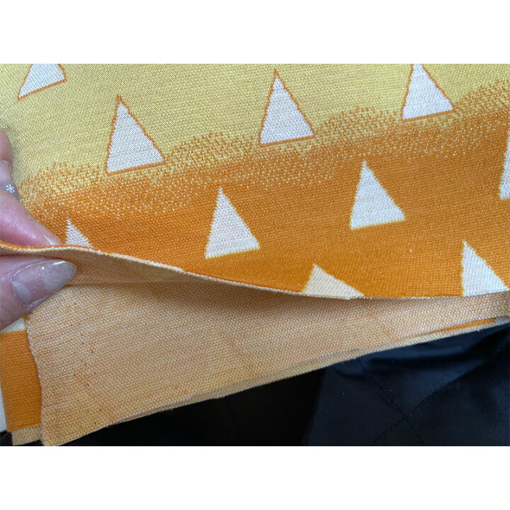楽天市場 和柄３色 50cm カット販売 グリーン市松 麻の葉模様 三角柄 可愛い３色３柄 ニット素材で伸縮性抜群 少し厚めの生地となっております ニット 尾州ウール 生地 男の子 女の子 マスク 緑 ピンク 黄色 市松模様 麻の葉模様 三角模様 ハンドメイド Gurun Marche