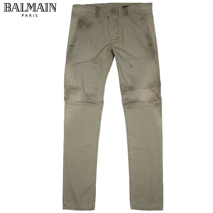 楽天市場】バルマン BALMAIN メンズ ボトムス パンツ コットンパンツ 