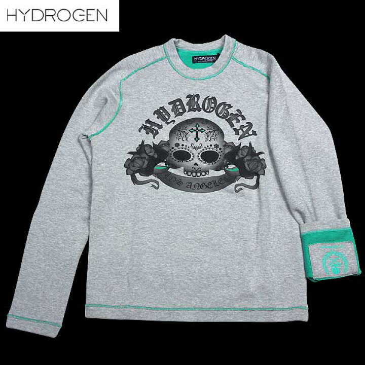 楽天市場 ハイドロゲン Hydrogen メンズ トップス スウェット トレーナー ロゴ タトゥースカル ロゴプリント付スウェット 色違い有 13a Grigio Melange Verde 13a R400 送料無料 Smtb Tk ガッツ ブランドショップ