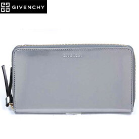 ジバンシー GIVENCHY メンズ レディース財布 ウォレット 長財布 ユニセックス可 GIVENCHYロゴ・小銭入れ入りラウンドファスナーウォレット シルバー 色違い(ゴールド)有 6199 021 040 13A (R69800)【送料無料】【smtb-TK】