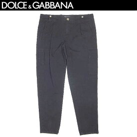 ドルチェ＆ガッバーナ DOLCE&GABBANA ドルガバ メンズ パンツ ボトムス ロゴ 9分丈クロップドカーゴパンツ G4D8EX G8O42 N0000 14S (R76800)【送料無料】【smtb-TK】