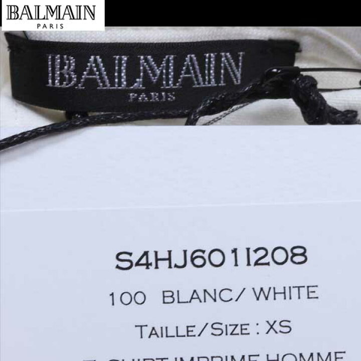 楽天市場】バルマン BALMAIN メンズ トップス Tシャツ 半袖 ロゴ 