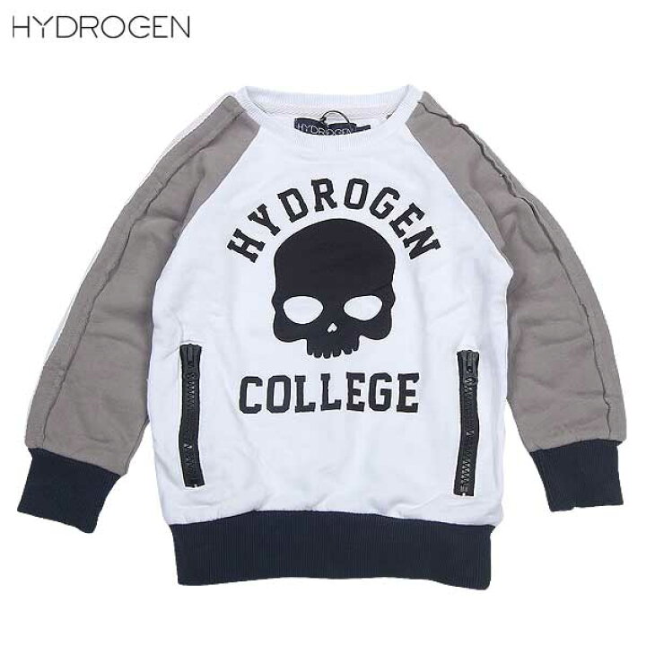 美品 ハイドロゲン 長袖スウェット グレー サイズM（HYDROGEN  