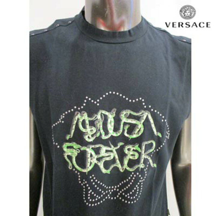 楽天市場】ヴェルサーチ VERSACE メンズ トップス 袖なしタンクトップ 