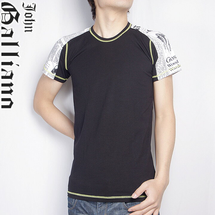 楽天市場】ジョンガリアーノ(JOHN GALLIANO) メンズ トップス Tシャツ  