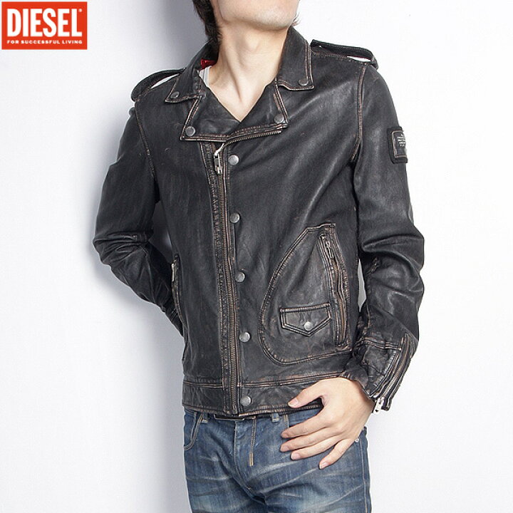 楽天市場】ディーゼル DIESEL メンズ アウター ジャケット レザー 