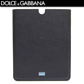 ドルチェ＆ガッバーナ DOLCE&GABBANA 小物 iPadケース 型押しレザー ロゴメタルプレート イタリア製 ブラック 黒 BP1605 A3G15 NERO (R22800)【送料無料】【smtb-TK】