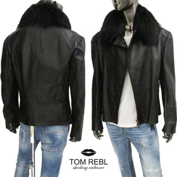 楽天市場】トムレベル TOM REBL メンズ アウター ジャケット レザー 