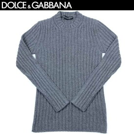 ドルチェ＆ガッバーナ DOLCE&GABBANAドルガバ メンズ トップス ニット セーター カシミヤ100% シンプルデザイン・カシミアニットセーター グレー 灰色 ドルガバ F24CK N2613 【送料無料】【smtb-TK】