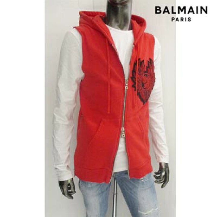 楽天市場】バルマン BALMAIN メンズ トップス パーカー フーディー 