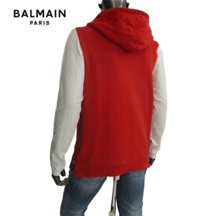 楽天市場】バルマン BALMAIN メンズ トップス パーカー フーディー 