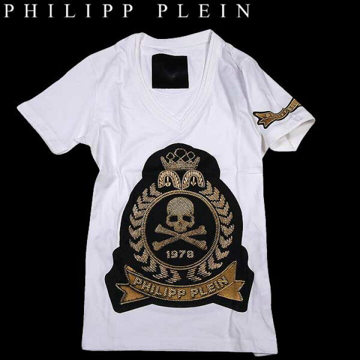 楽天市場】フィリッププレイン PHILIPP PLEIN メンズ Vネック スカル 