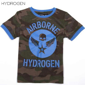 ハイドロゲン HYDROGEN キッズ クルーネック 半袖 Tシャツ ブルーパイピング 162604 897 DB15S (R16200)