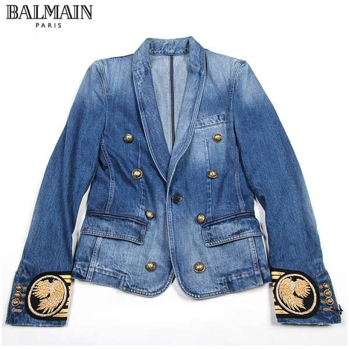 楽天市場】バルマン BALMAIN メンズ アウター ジャケット デニム  