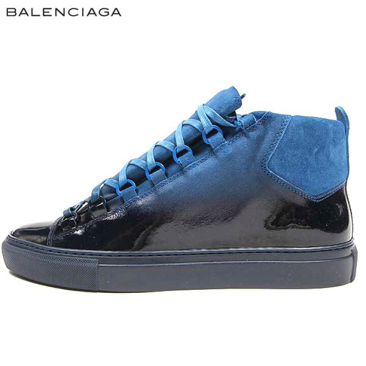 楽天市場 バレンシアガ Balenciaga メンズ 靴 スニーカー ハイカットスニーカー グラデーションcolorデザインハイカットスニーカー 青 黒 Waj50 4364 15s R 送料無料 Smtb Tk ガッツ ブランドショップ