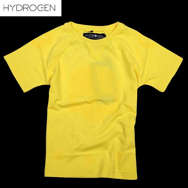 ハイドロゲン HYDROGEN キッズ メンズ トップス インナー 子供服 半袖 ビッグスカルプリントTシャツ イエロー 黄色 162002 005  DB15S | ガッツ ブランドショップ