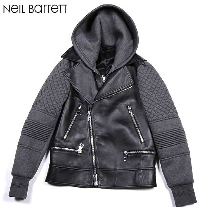 楽天市場】ニールバレット Neil Barrett メンズ ラムレザー ジャケット 