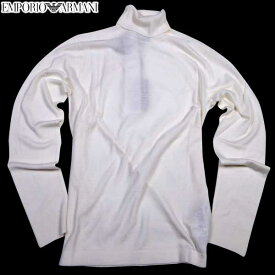 エンポリオアルマーニ EMPORIO ARMANI メンズ トップス ニット セーター イーグルロゴ刺繍付きハイネックライトニット ベージュ BNW12 EA 1F 15A (R54500) 【送料無料】【smtb-TK】