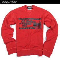 楽天市場】ディースクエアード（カラーレッド）（スウェット  