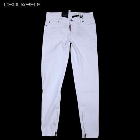 ディースクエアード DSQUARED2 レディース ホワイトスキニー ジーンズ Medium Waist Skinny Jean S75LA0667 S39781 100 15A (R69000)【送料無料】【smtb-TK】