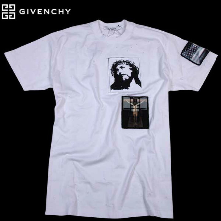 楽天市場】ジバンシー GIVENCHY メンズ 半袖 Tシャツ キリストプリント  