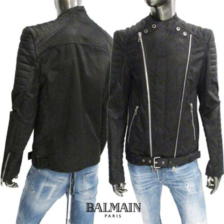 楽天市場】バルマン BALMAIN メンズ アウター ジャケット バイカー 