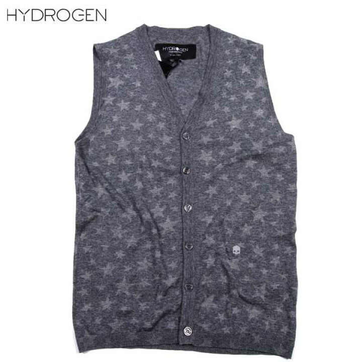 楽天市場】ハイドロゲン HYDROGEN メンズ ニット ベスト トップス 総柄 