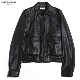 サンローラン パリ SAINT LAURENT PARIS メンズ アウター ジャケット レザージャケット ラムスキンフルレザーシングルライダースジャケット ブラック 397467 Y5KP1 1000 61I (R538920)【送料無料】【smtb-TK】