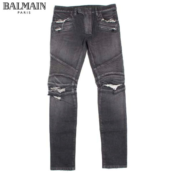 楽天市場】バルマン BALMAIN メンズ パンツ ジーパンジーンズボトムス 
