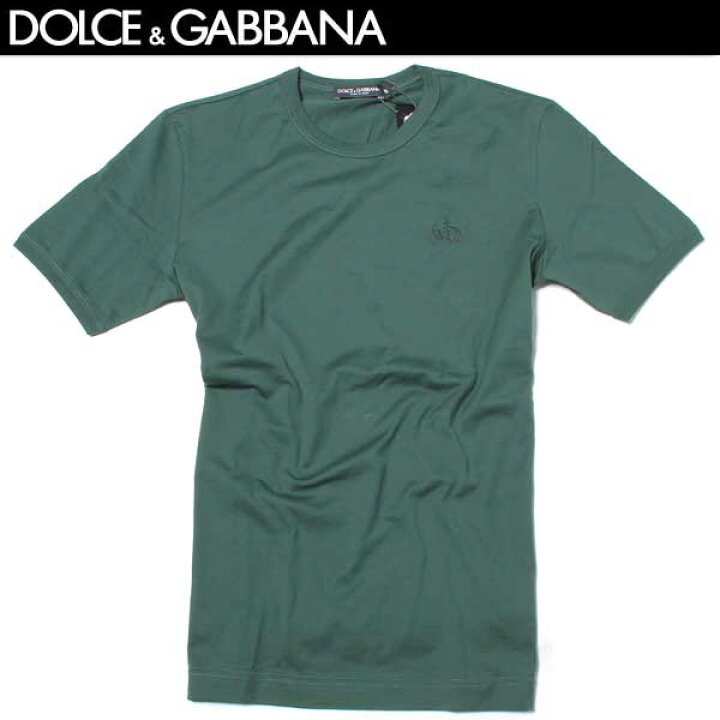 楽天市場 ドルチェ ガッバーナ Dolce Gabbana メンズ トップス Tシャツ 半袖 ロゴ チェスト部分クラウンロゴ刺繍付クルーネックtシャツ ドルガバ G8fv4t G7hch V8623 61a R367 送料無料 Smtb Tk ガッツ ブランドショップ