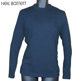 ニールバレット Neil Barrett メンズ トップス ロンT 長袖 チェスト部分サンダーボルトロゴプリント付ロングTシャツ ブラック PBJT206V E512S 01 71S (R23600)【送料無料】【smtb-TK】