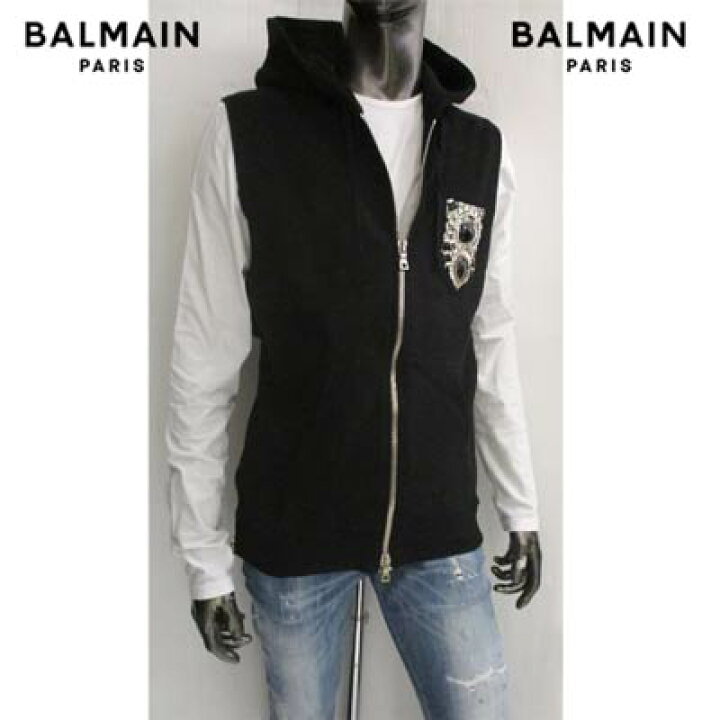 楽天市場】バルマン BALMAIN メンズ トップス パーカー フーディー 