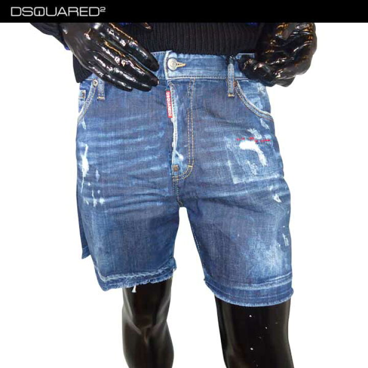 楽天市場】ディースクエアード DSQUARED2 メンズ デニム ハーフパンツ  