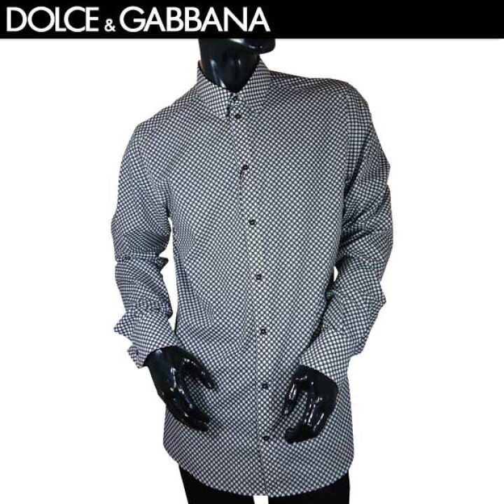 DOLCE＆GABBANA ドルチェ＆ガッパーナ　ロングＴシャツ　ドルガバ 楽天市場】ドルチェ＆ガッバーナ DOLCE&GABBANA ドルガバ メンズ トップス シャツ 長袖 ロゴ GOLD 総柄ドット柄プリント付ドレスシャツ  ブラックG5DY4T FS52D HN67W 71S (R89640)【送料無料】【smtb-TK】 : ガッツ ブランドショップ