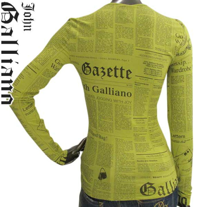 楽天市場】ジョンガリアーノ JOHN GALLIANO レディース トップス T  