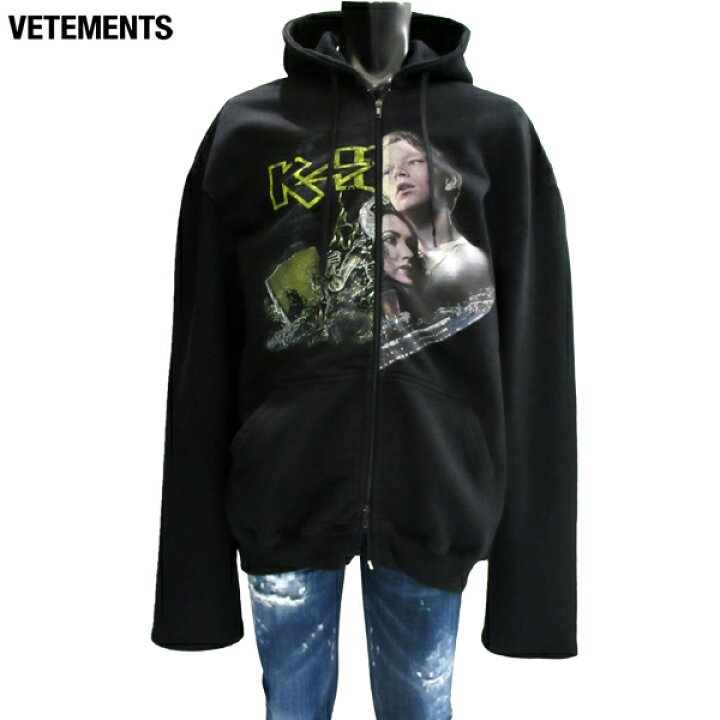 楽天市場】ヴェトモン VETEMENTS メンズ ジップアップ パーカー 